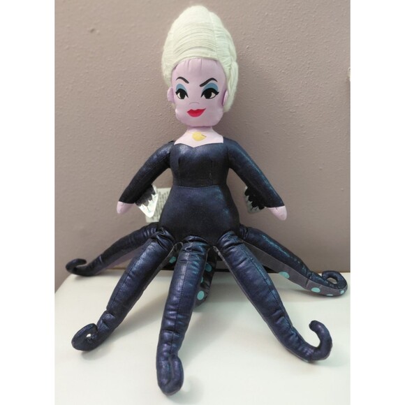 Disney The Little Mermaid Ursula Super Soft Plush Cuddle Pillow NWT 20" - Picture 1 of 7